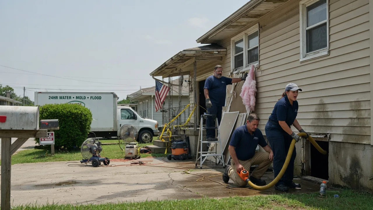 Water Damage Repair in Bunker Hill, KS near me